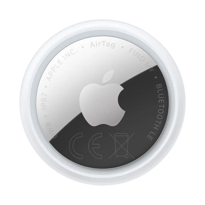Apple AirTag (seconda generazione): utile per localizzare portachiavi, portafogli e molto altro; funziona emettendo un suono