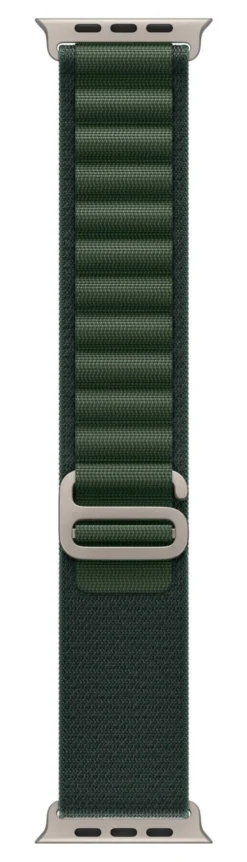 Apple Cinturino Alpine Loop Verde – Robusto, Regolabile, Gancio Titanio