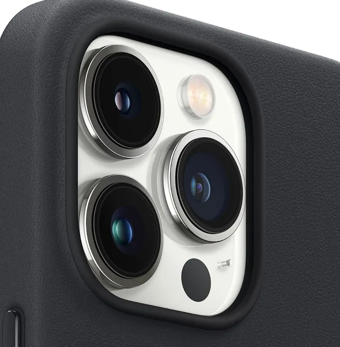 Apple Custodia in pelle iPhone 13 Pro Mezzanotte