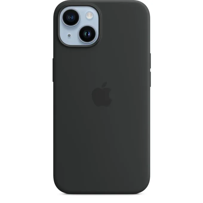 Apple Custodia MagSafe in silicone per iPhone 14 - Mezzanotte