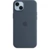 Apple Custodia MagSafe in silicone per iPhone 14 Plus - Blu tempesta
