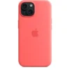 Apple Custodia MagSafe in silicone per iPhone 15 - Guava