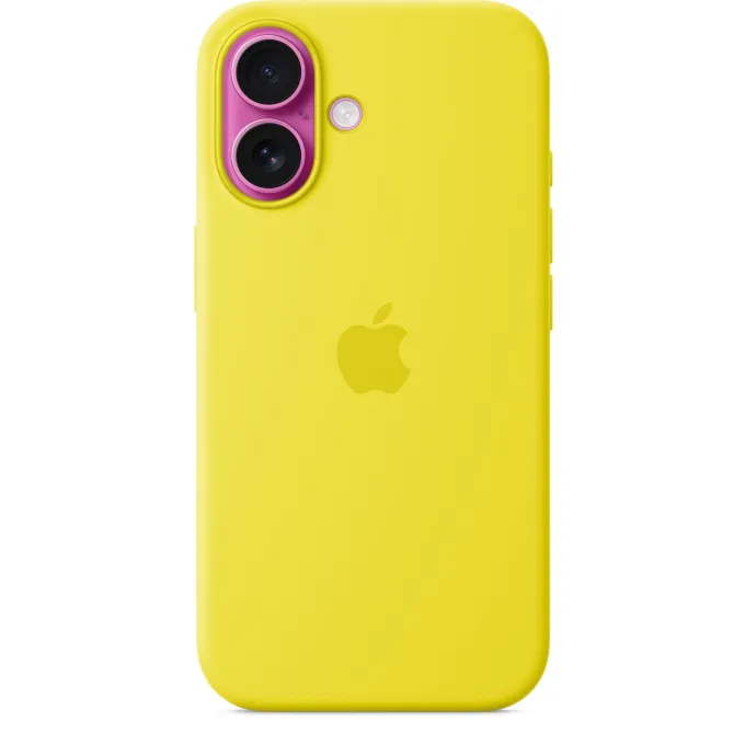 Apple Custodia MagSafe in silicone per iPhone 16 - Giallo carambola