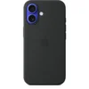 Apple Custodia MagSafe in silicone per iPhone 16 - Nero