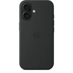 Apple Custodia MagSafe in silicone per iPhone 16 - Nero