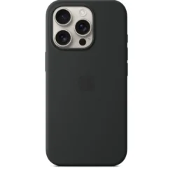 Apple Custodia MagSafe in silicone per iPhone 16 Pro - Nero