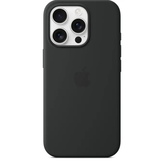 Apple Custodia MagSafe in silicone per iPhone 16 Pro - Nero