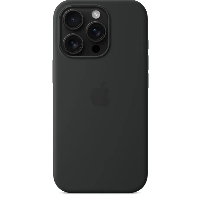 Apple Custodia MagSafe in silicone per iPhone 16 Pro - Nero
