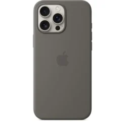Apple Custodia MagSafe in silicone per iPhone 16 Pro Max - Grigio pietra