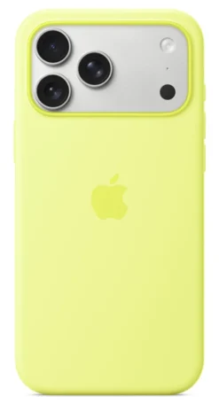 Apple Custodia MagSafe Silicone Giallo per iPhone 17 Pro Max con Tracolla