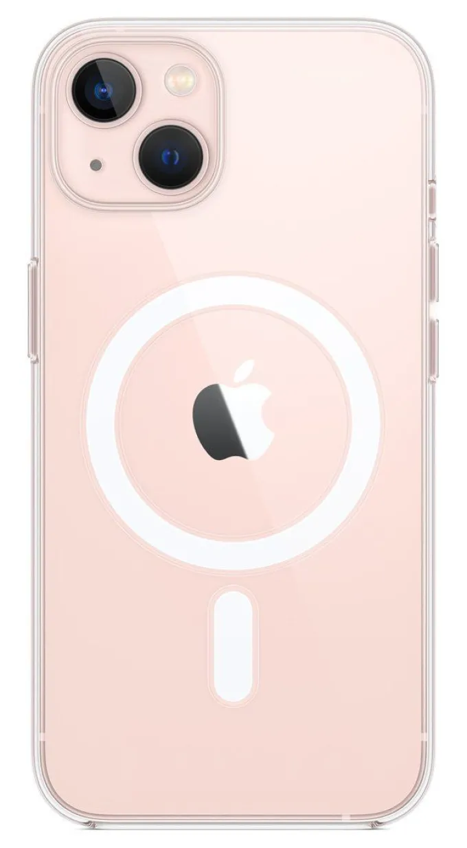 Apple Custodia Trasparente MagSafe per iPhone 13 - Protezione Sottile e Magnetica