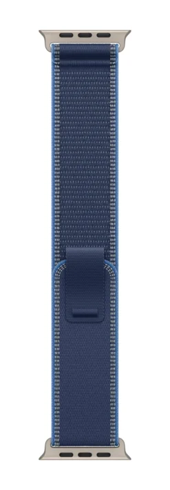 Apple Trail Loop 49mm Blue/Bright Blue M/L – Cinturino Nylon Riflettente per Apple Watch