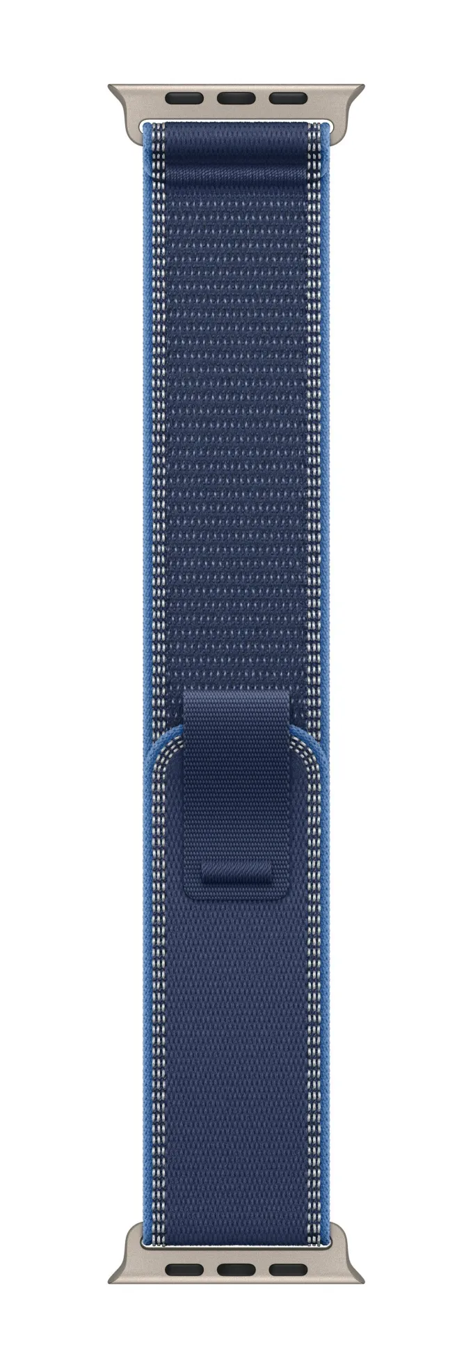Apple Trail Loop 49mm Blue/Bright Blue M/L – Cinturino Nylon Riflettente per Apple Watch