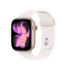 Apple Watch Series 11 GPS, Cassa 42 mm in alluminio color oro rosa con Cinturino Sport fard - S/M