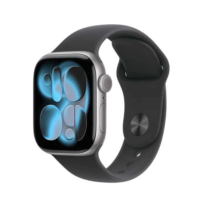 Apple Watch Series 11 GPS 42mm Cassa Alluminio Grigio Siderale con Sport Band Nero M/L