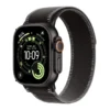 Apple Watch Ultra 3 GPS + Cellular, Cassa 49 mm in titanio nero con Trail Loop nero/cenere - S/M