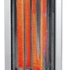 Ardes AR4B01 stufetta elettrica Interno Nero, Argento 900 W Riscaldatore ambiente elettrico a infrarossi