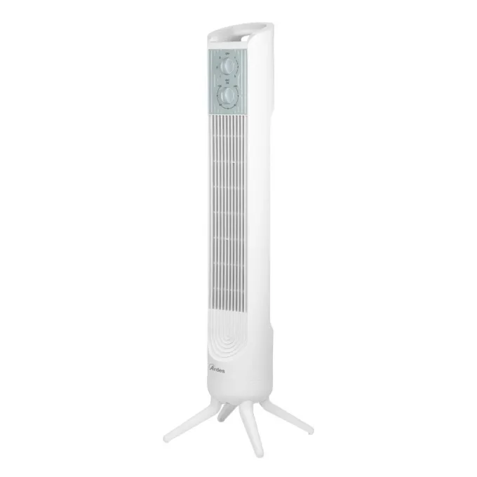 Ardes AR5T802 Ventilatore a torretta, 3 velocità, Timer 120 minuti, Oscillazione laterale automatica - Bianco