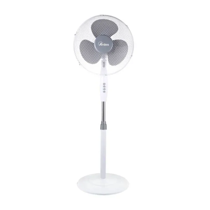ARDES BRISA (AR5BR41PB) - VENTILATORE A PIANTANA CON PALA 40CM, 40W 3 VELOCITA'' BIANCO