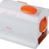 ARIETE - 445 Gratì professional Grattuggia con rullo professionale, 120 Watt, contenitore estraibile - Arancione/Bianco
