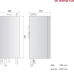 Ariston 3301328 Caldaia, 87 W, 230 V, 27 kw Classe A