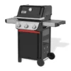 Barbecue a Gas Weber Spirit E-315 con 3 Bruciatori, Ripiani Pieghevoli e Griglia in Ghisa