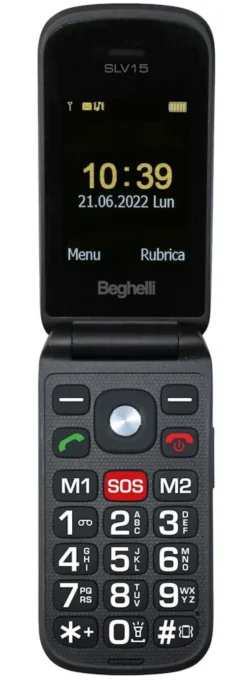 Beghelli Cellulare SLV15 Display TFT 2,4" Nero