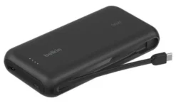 Belkin BoostCharge Powerbank 20000mAh 30W PD Nero con Cavo USB-C Integrato