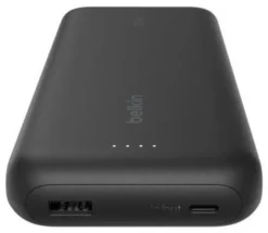 Belkin BoostCharge Powerbank 20000mAh 30W PD Nero con Cavo USB-C Integrato