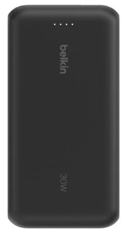 Belkin BoostCharge Powerbank 20000mAh 30W PD Nero con Cavo USB-C Integrato