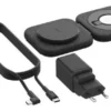 Belkin BoostCharge Pro Qi2 15W – Caricatore wireless pieghevole 2 in 1 per smartphone e smartwatch