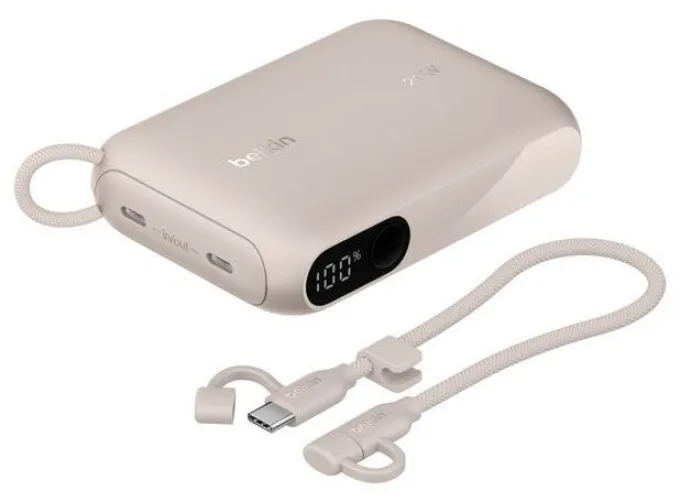 Belkin BPB027hqSD Power Bank 10000 mAh, 2 USB-C, colore Sabbia