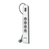 Belkin Protezione Sovratensioni 4 Prese CA, USB e Cavo 2m | 525J Sicurezza