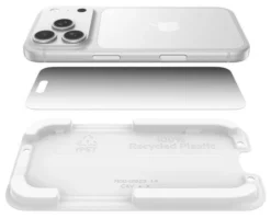 Belkin ScreenForce InvisiGlass per iPhone 17 Pro - Pellicola Privacy Antibatterica
