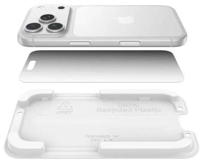 Belkin ScreenForce InvisiGlass per iPhone 17 Pro - Pellicola Privacy Antibatterica