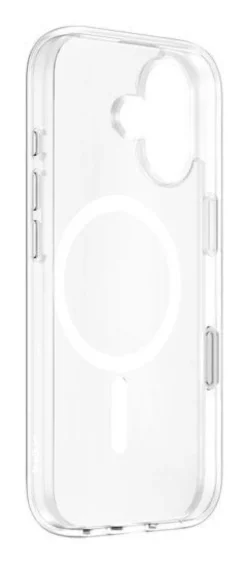 Belkin SheerForce Custodia Magnetica Trasparente per iPhone 17, Cover Protettiva