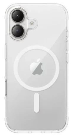 Belkin SheerForce Custodia Magnetica Trasparente per iPhone 17, Cover Protettiva