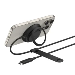 Belkin WIA014HQBK Caricabatteria Magnetico Qi2 25W Nero per Smartphone e Cuffie