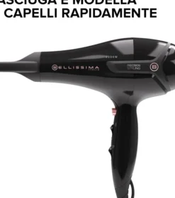 Bellissima Asciugacapelli S9 2200 Asciuga e Modella con Precisione, 2200 W, 8 Combinazioni Flusso d'Aria Temperatura, Beccuccio di Precisione, Colpo A
