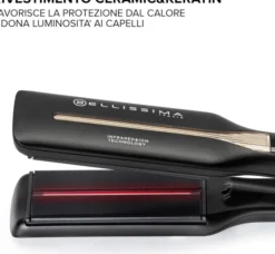 Bellissima Imetec Absolute, Piastra per capelli professionale con piastre 4XL