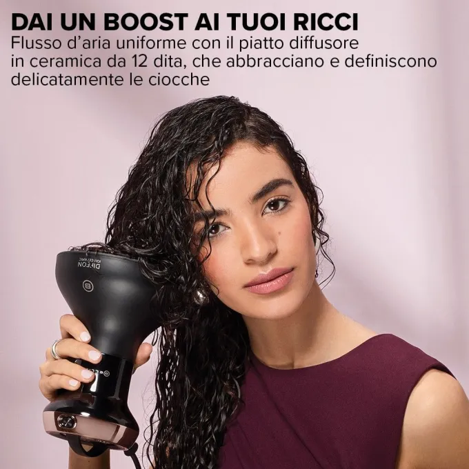 BELLISSIMA IMETEC - DIFFUSORE AD ARIA CALDA DIFFON ION CERAMIC - Matt Black