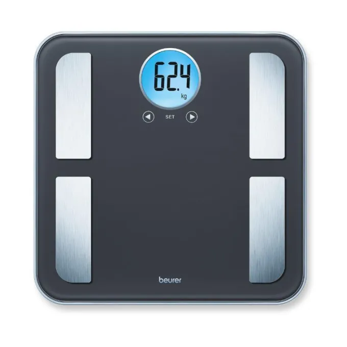 BEURER - BF 195 Bilancia Pesapersone diagnostica, max 180kg, Scala 100 gr, display LCD, 5 livelli di attività
