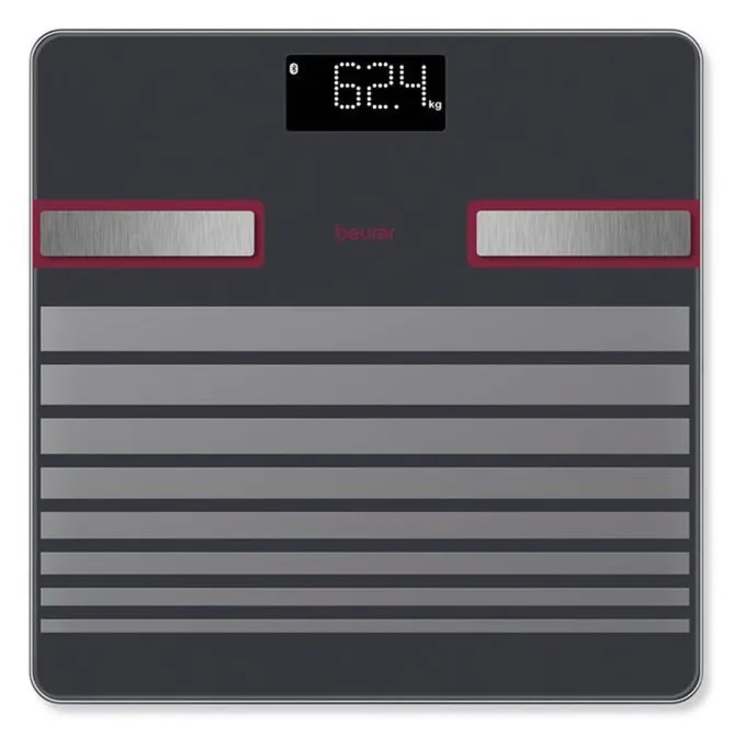 BEURER Bilancia pesapersone BF 451 LIMITED EDITION 2025-Nero e bordeaux