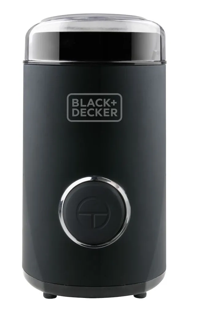 BLACK & DECKER - BXCG150E Macina Caffè 150 Watt, 230 Volt, Lame in Acciaio Inox - Nero