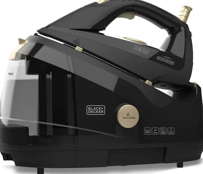Black+Decker BXSS2400E Ferro da Stiro con Caldaia 2400 W