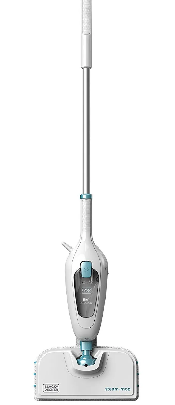 BLACK+DECKER FSMH13E5-QS Lavapavimenti a Vapore Steam-Mop 5in1, Bianco/Blu