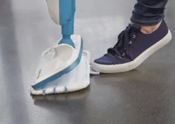 BLACK+DECKER FSMH13E5-QS Lavapavimenti a Vapore Steam-Mop 5in1, Bianco/Blu