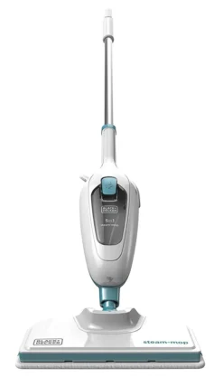BLACK+DECKER FSMH13E5-QS Lavapavimenti a Vapore Steam-Mop 5in1, Bianco/Blu
