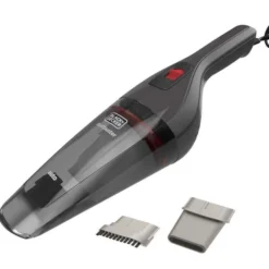 Black+Decker nvb-12-av – recogetodo per Auto, 12 V, capacità di 370 ml, Colore: Grigio/Rosso