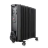 Black & Decker - Radiatore Elettrico ad Olio BXRA2000E da 2000 W, 240 V, 2 modalità di riscaldamento - Nero